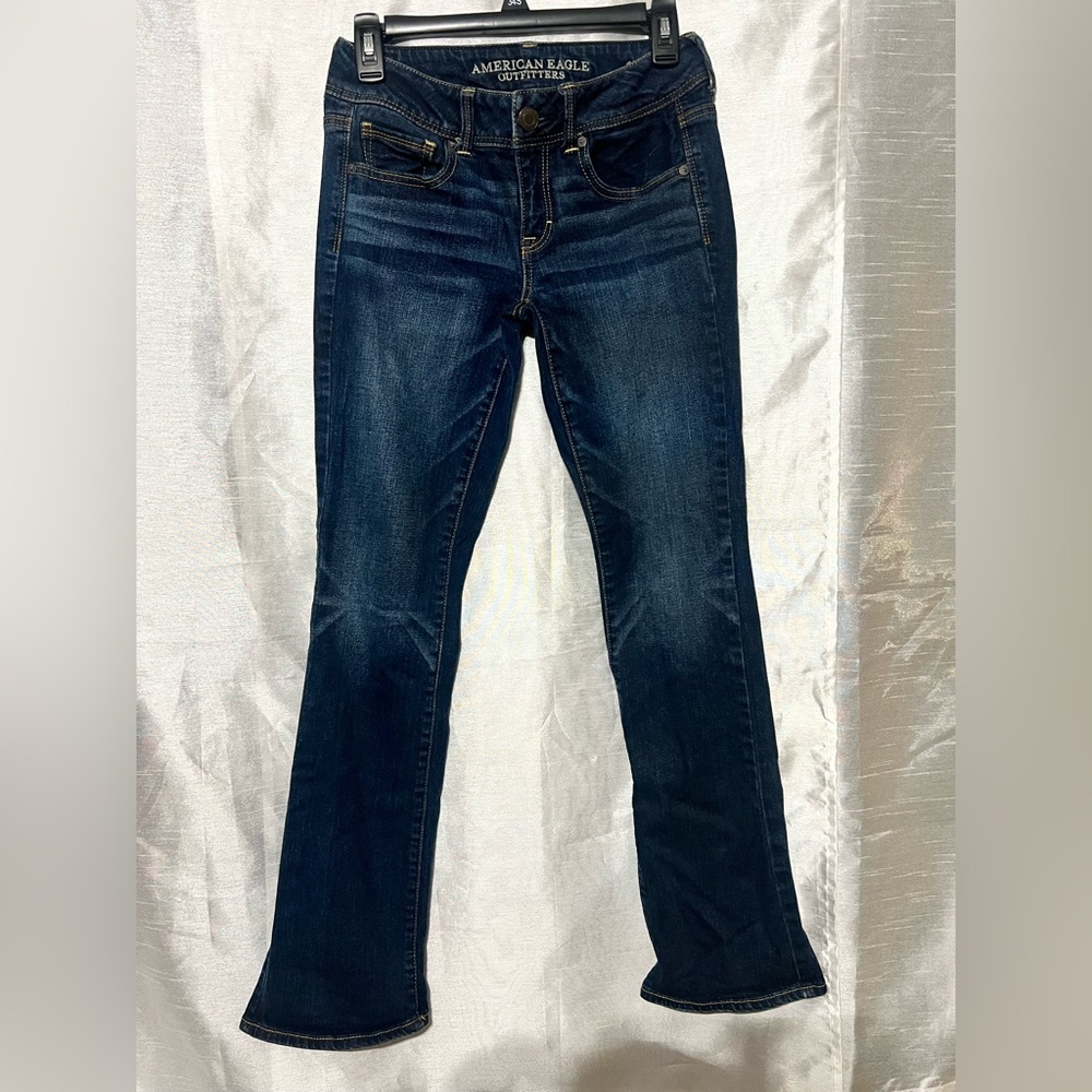 American Eagle Outfitters Dark Blue Flare Jeans